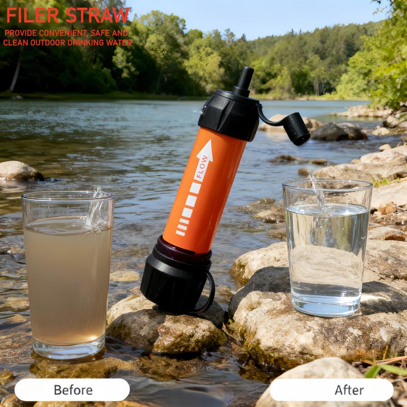 Bivy Bag Emergency - เครื่องกรองน้ำพกพาฉุกเฉินสำหรับการเดินป่า - การเอาชีวิตรอด, การกรองที่รวดเร็ว, ปลอดภัยสำหรับน้ำธรรมชาติ, อุปกรณ์จำเป็นสำหรับการเดินทาง