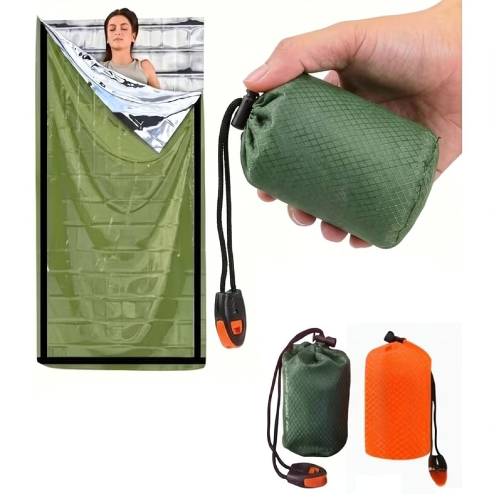 ถุงนอนฉุกเฉินแบบพกพา ให้ความอบ - Survival Blanket Reflective บทวิจารณ์และราคา